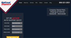 Desktop Screenshot of nationaldispatch.com